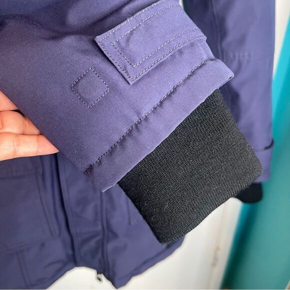 TNA Purple Hooded Parka with Faux Fur Trim - Picture 5 of 9